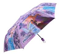 Regenschirm faltbar Kinder Frozen Disney Gestell Fiberglas 8 Speichen Taschenschirm, violett