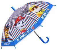 Regenschirm für Jungen mit bunten Streifen Paw Patrol Einheitsgröße