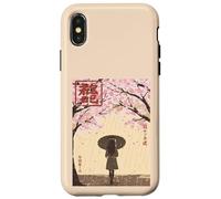 Regenschirm für Mädchen, Kirschblüten, japanische Kunst, Damen, Kinder Hülle für iPhone X/XS
