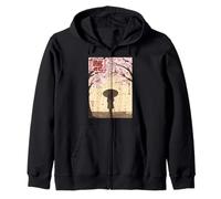 Regenschirm für Mädchen, Kirschblüten, japanische Kunst, Damen, Kinder Kapuzenjacke