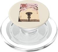 Regenschirm für Mädchen, Kirschblüten, japanische Kunst, Damen, Kinder PopSockets PopGrip für MagSafe