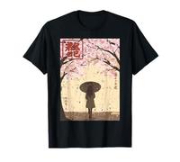 Regenschirm für Mädchen, Kirschblüten, japanische Kunst, Damen, Kinder T-Shirt
