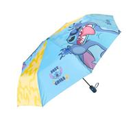 Faltbarer Taschen Regenschirm Automatik Disney Stitch Regenschirm Klein - Mini-Regenschirm Kinder Lilo und Stitch Geschenke für Mädchen und Jungen - Ofizieller Disney Merch