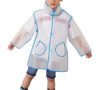 -Regenschirm Niedlicher Cartoon Baby Transparenter Eva Regenmantel Modisch Verpackt Für Kleinkinder Winddicht (Sky Blue, XL)