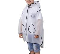 -Regenschirm Niedlicher Cartoon Baby Transparenter Eva Regenmantel Modisch Verpackt Für Kleinkinder Winddicht (Black, XL)