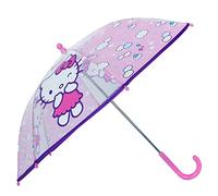 Vadobag Unisex Kinder Rainy Days, Hello Kitty Regenschirm, rot