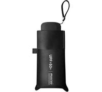 Regenschirm Taschenschirm Faltbar Sturmfest Windfest UV Schwarz