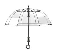 Regenschirm, transparenter Griff, langer Griff, Regenschutz, interaktives Scherzspiel für Erwachsene und Mädchen