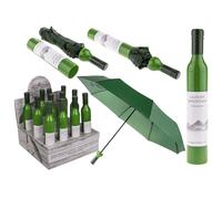 Regenschirm »Weißweinflasche«.