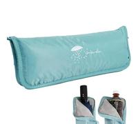 Regenschirmtasche Wasserdichte und nasse Regenschirmtasche - Faltbare wasserdichte Tasche für nassen Regenschirm - Kleine Reisetasche für Handtuch und Wasserflasche für Camping, pe