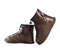 Regenschutz Schuhe, Wasserdicht Schuhüberzieher, PVC Schuhüberzieher Wiederverwendbare Rutschfeste Überschuhe Regenüberschuhe für Damen Herren, Regen, Schneetag,Schlammige Straßen (Schwarz, L)