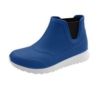 Regenstiefel für Herren, wasserdicht, Gummi, kurze Schlupf-Gummistiefel für Herren, Outdoor-Walking, Wasserschuhe, Gummi, Chelsea-Schuhe, Gummistiefel, Herren, rutschfest, wasserdicht, kurze