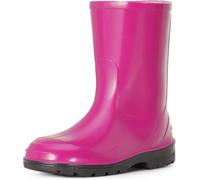 Ladeheid Gummistiefel Kinder Hohe wasserdichte Regenstiefel für Jungen und Mädchen LA-939 (Fuchsie, 34 EU)
