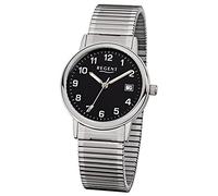 Regent Herren Armbanduhr F-704 Edelstahl Zugband