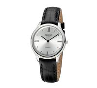 REGENT Damen Armbanduhr Analog Lederarmband schwarz UR2114083 Analoguhr