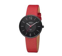 Regent 12111346 Solaruhr für Damen Rot/Schwarz