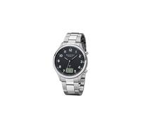 Regent Herrenuhr BA-445 Funk Analog Quarz Edelstahlarmband 11030184