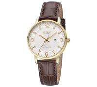 REGENT Automatik Damenuhr, Edelstahl IPG, Zifferblatt Silber, 5Bar, ⌀34mm F-1667