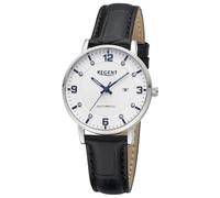 REGENT Automatik Damenuhr, Edelstahl, Zifferblatt Silber, 5Bar, ⌀34mm F-1668