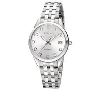 REGENT Automatik Damenuhr, Edelstahl, Zifferblatt Silber, 5Bar, ⌀35mm F-1663