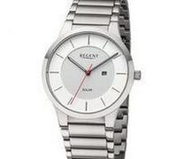 Regent Solaruhr BA-725 Herren Metallband Ø39 mm Weiß