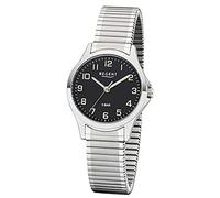 Regent Quarzuhr UR2242415 Damen rund Metallarmband silber