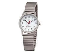 REGENT Damen Armbanduhr Analog Edelstahlarmband grau URF1435 Analoguhr