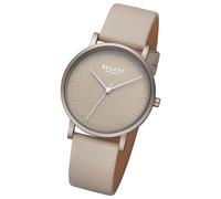 Regent Damen Armbanduhr Analog Lederarmband taupe URBA811