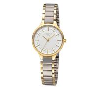 REGENT Damen Armbanduhr Analog Metallarmband Gold Silber URF1503 Analoguhr