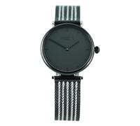 REGENT Damen Armbanduhr Analog Metallarmband schwarz Silber UR2252506 Analoguhr