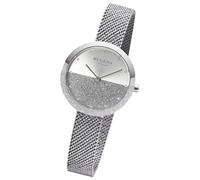 Regent Damen Armbanduhr Analog Metallarmband silber UR2252541