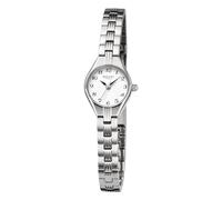 REGENT Damen Armbanduhr Analog Metallarmband Silber URF1468 Analoguhr