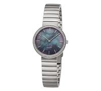 REGENT Damen Armbanduhr Analog Metallarmband Silber URF1504 Analoguhr