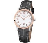 Regent Damen-Armbanduhr Analog Quarz One Size, weiß, braun