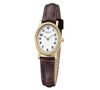 Regent Damen Analog Quarz Uhr mit Leder Armband 12100772