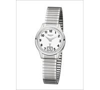 Regent Damen-Armbanduhr Elegant Analog-Digital Edelstahl-Armband silber Funkuhr-Uh...