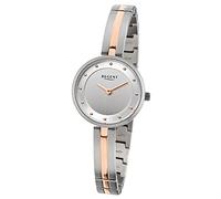 Regent Damen-Armbanduhr Elegant Analog Titan-Armband silber rosegold Quarz-Uhr Ziffernblatt silber URF1101