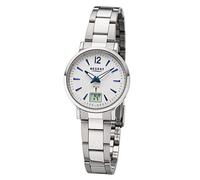 Regent Damen Armbanduhr FR-267 Funk Edelstahl