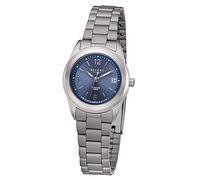 REGENT Damen-Armbanduhr Titan analog Quarz Titanband F-1168