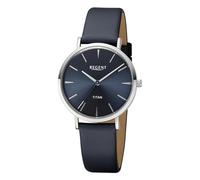 Regent 12090358 Damen-Armbanduhr Titan Dunkelblau