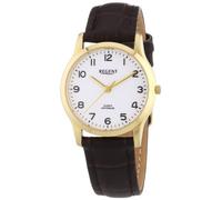 Regent Damen-Armbanduhr XS Analog Quarz Leder 12100563
