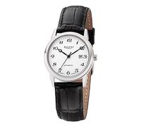 REGENT Damen Uhr GM-2114 Lederband Armbanduhr Lederarmband Analog schwarz URGM2114 Analoguhr