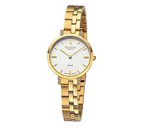 REGENT Damen Uhr GM-2122 Metallband Armbanduhr Metallarmband Analog Gold URGM2122 Analoguhr