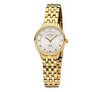 REGENT Damen Uhr GM-2129 Metallband Armbanduhr Metallarmband Analog Gold URGM2129 Analoguhr