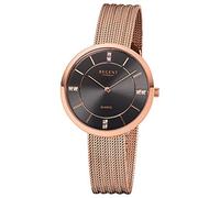 REGENT DamenArmbanduhr Analog Quarz Edelstahl 12211011