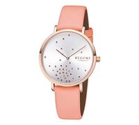 REGENT Damenuhr 36 MM mit Glitzer Steinen Rosegoldfarben/Rosa BA-601