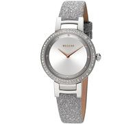 Regent Damenuhr BA-798, Bicolor, mit Lederband