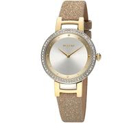 Regent Damenuhr BA-800, Bicolor, mit Lederband