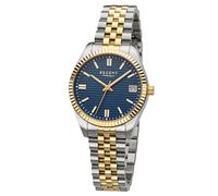 Regent BA-875 Damenuhr Bicolor/Dunkelblau