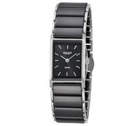 Quarzuhr REGENT, silber (schwarz, silberfarben), Armbanduhren, Damen, Armbanduhr, Damenuhr, analog (33021667-0) schwarz, silberfarben
